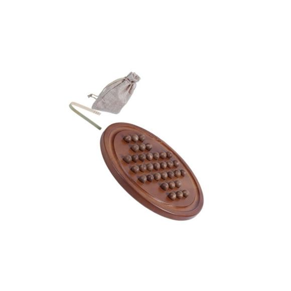 ZLight Indian Classic Solitaire Board Game Peg Toy Solitaire Puzzle for Family Kids