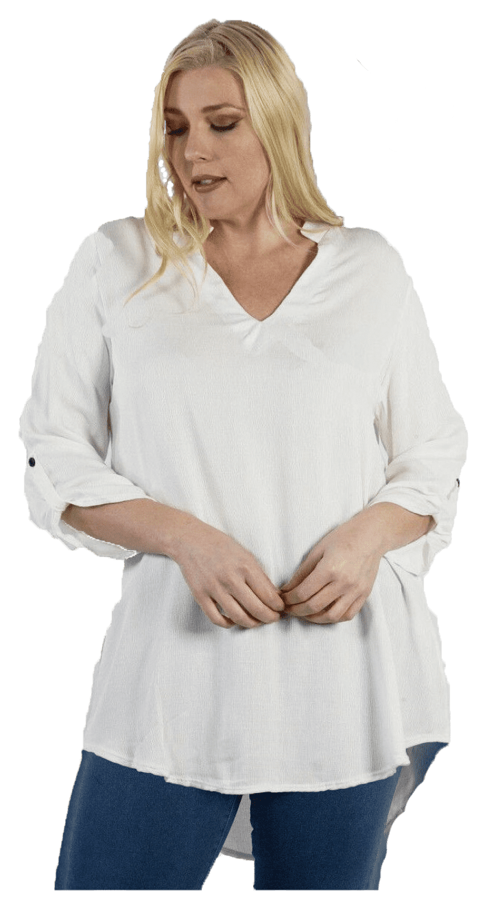 cotton gauze tunic plus size