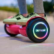 Jetson Dash Hoverboard, LED Lights, Black, Kids 6+