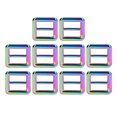 thumbnail image 3 of Alloy Slide Buckle,10Pcs Adjustable Slide Buckles Adjustable Slide Buckles Glide Buckles Convenient Use, 3 of 8