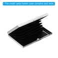 thumbnail image 5 of Uxcell RFID Credit Card Holder Metal Wallet 6 Slots Men Women Hard Protector Case Blue, 5 of 6
