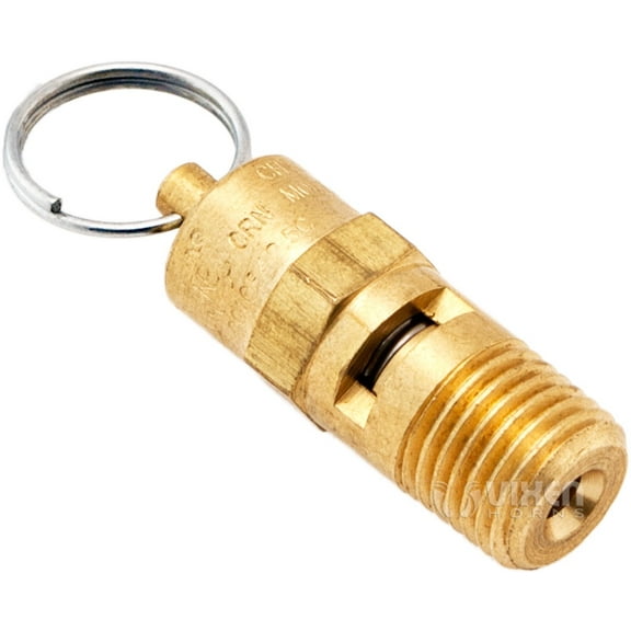 Vixen Horns 250 PSI Safety Valve 1/4" NPT for Train/Air Horn Tanks VXA7250