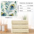 thumbnail image 6 of Yayeee 6 Pack Kitchen Dish Cloths for Washing Dishes Soft Absorbent Microfiber Towels, Peacock Feather, 6 of 9