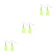 thumbnail image 1 of Minnieouse Ear Stud Cartoon Valentine's Day Gift Forma de oso diario Pendiente de gota Accesorios populares Pendientes colgantes para boda Verde Type1 NO1, 1 of 6