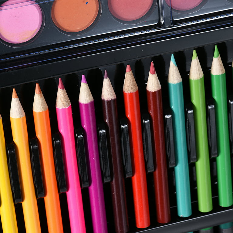 168pcs Kids Drawing Pen Art Set Kit Painting Sketching Color
