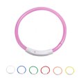 thumbnail image 2 of PETS COLLAR LED LIGHTING Suministros para mascotas Ajustable USB Carga Luminosa Pérdida Luminosa Accidentes Cuellos de Luz Safety para Rosa Al Aire Libre Eigraketly HA010373-05, 2 of 6
