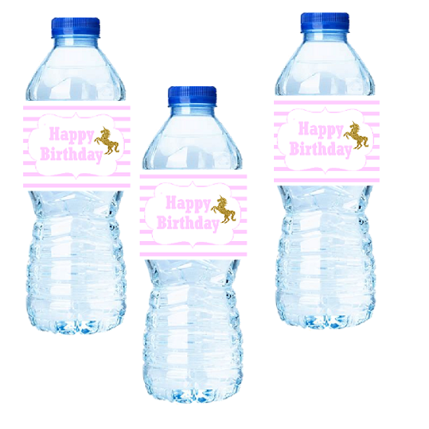 15pack unicorn water bottle labels walmart com