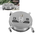 thumbnail image 1 of Cleaner, Stainless Steel 1/4in Quick  Wheels Power Floor Cleaner 20in  For Home Cleaning, 1 of 8