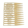 thumbnail image 1 of MasteelfCA 12pcs Wooden Plant Labels Reusable Gardening Labels Decorative Garden Tags, 1 of 8