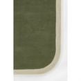 thumbnail image 2 of Novogratz by Momeni Tallulah Solid Color Ivory Border Wool Hand Tufted Area Rug, 3'6" X 5'6", Green, 2 of 3