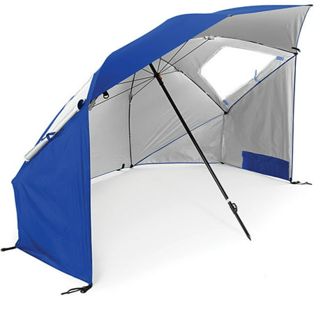 Super-Brella Maximum Protection Portable Canopy Shelter Umbrella, Blue Image 1 of 6