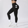 thumbnail image 4 of 3D Anti Cellulite Leggings 3D Gym Leggings for Women Fitness Sport Pants Workout Yoga Pants Tummy Shaping Pants High Waisted Leggings Scrunch Butt Compression Legging Push Up Yoga Pants Black L, 4 of 4