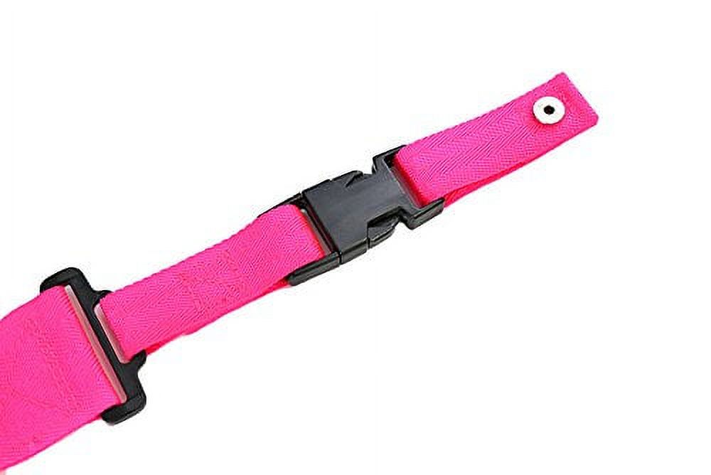 DiMarzio 2" Nylon ClipLock Guitar Strap, Neon Pink