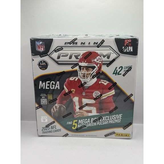 2025 Panini Prizm Football Mega Box - Factory Sealed