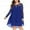 Blue, variant on Plus Size Dresses for Curvy Womenï¼Blue Dressï¼Long Sleeve Dressï¼Plus Size Summer Dressesï¼Plus Size Dresses Blue Xl