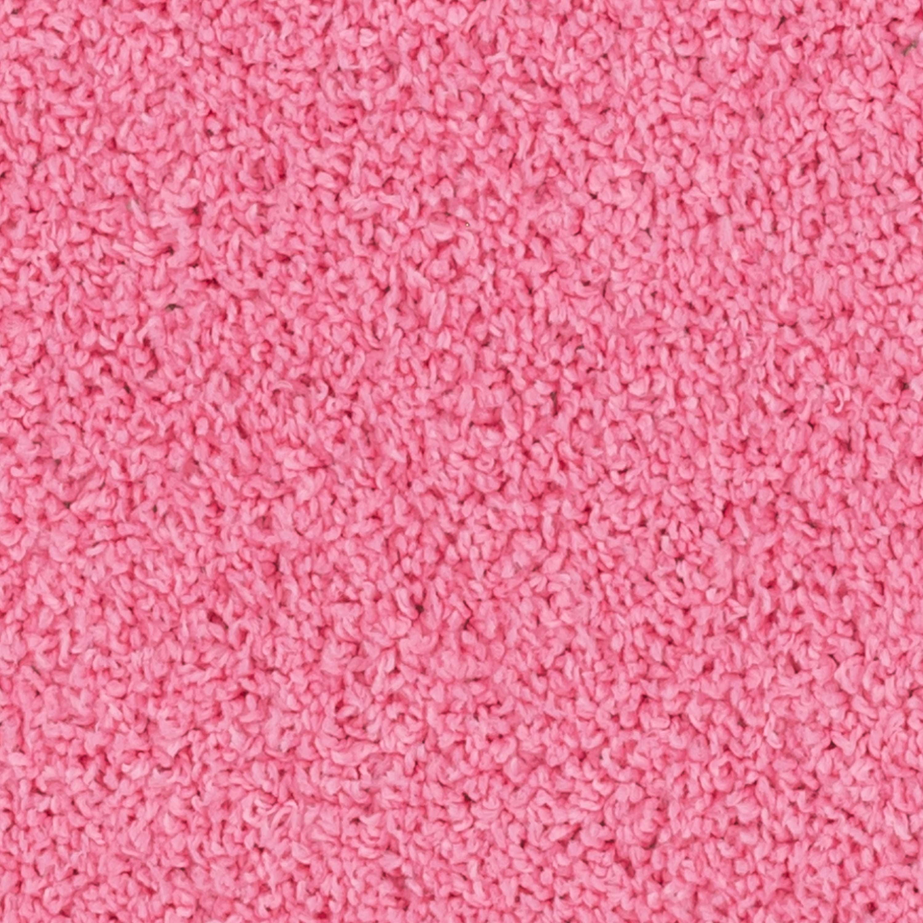 (2 pack) Mainstays Traditional Solid Pink Youth Shag Indoor Area Rug 3' x 4'8"