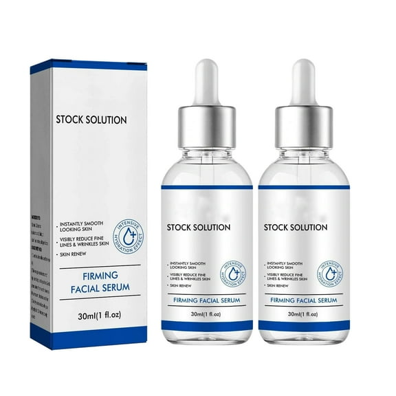 HYLLai 2PCS Plumping Face Serum, Instant Firming & Wrinkle Reduction, Hyaluronic Acid & Vitamin C, Reduces fine lines and brightens skin tone, 30ml