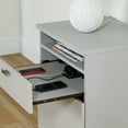 thumbnail image 6 of South Shore Reevo Nightstand with Drawers and Cord Catcher Gray, 6 of 14