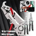 thumbnail image 2 of 18 in 1 Multifunctional Foldable Wire Stripper Crimper New Cable Cutter, 2 of 9