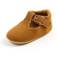 thumbnail image 3 of Toddler Baby Girl Princess Leather Soft Crib Anti-slip First Walkers Shoes, 3 of 6