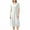 🌴White🌴, variant on Fartey Womens Summer Short Sleeve Midi Dresses Elegant Square Neck Dress Fashion Solid Color A-Line Dresses Business Casual Work Dress Wine L