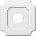 thumbnail image 1 of Ekena Millwork CMP16LE-05000 16 in. OD x 5 in. ID Square Locke Architectural Grade PVC Contemporary Ceiling Medallion, 1 of 1