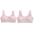 thumbnail image 4 of Girls' Cotton Crop Training Bra,5 Pack, 4 of 8