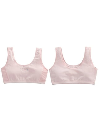 Girls Bras Teen Sports Racerback Straps Soft Elastic Waistband