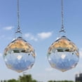 thumbnail image 3 of Rongsi Rainbow Crystals Ball Prism Sun Catchers, with Chain, Perfect Hanging Crystals for Feng Shui,Crystal Window Suncatcher for Home Décor and Gift, Prism Suncatcher for Windows(2 Pack), 3 of 4