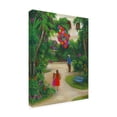 thumbnail image 4 of Canvas Wall Art - Betty Lou 'A Stroll in the Park' Wall Art for Living Room, Bedroom, or Office Décor by Trademark Fine Art - 35 x 47 Inches, 4 of 4