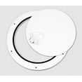 thumbnail image 4 of Bomar Deck Plate 8" Locking White, Mfg# G840W, Quantity 1, 4 of 4