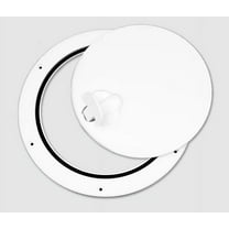 Bomar Deck Plate 8" Locking White, Mfg# G840W, Quantity 1
