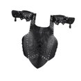 thumbnail image 1 of BELOVING Mens Medieval Chest Adjustable Strap Gothic Chest Guard Knight Costume Black, 1 of 10
