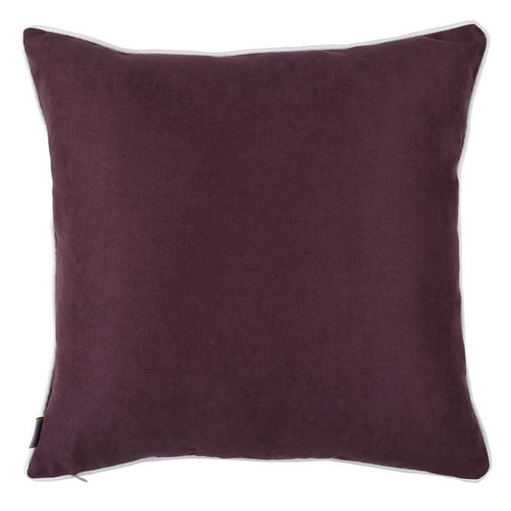 Purple Geometric Lines Decorative Throw Pillow Cover