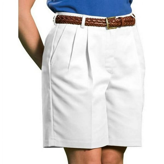 8419 Women's Business Casual Pleated Short