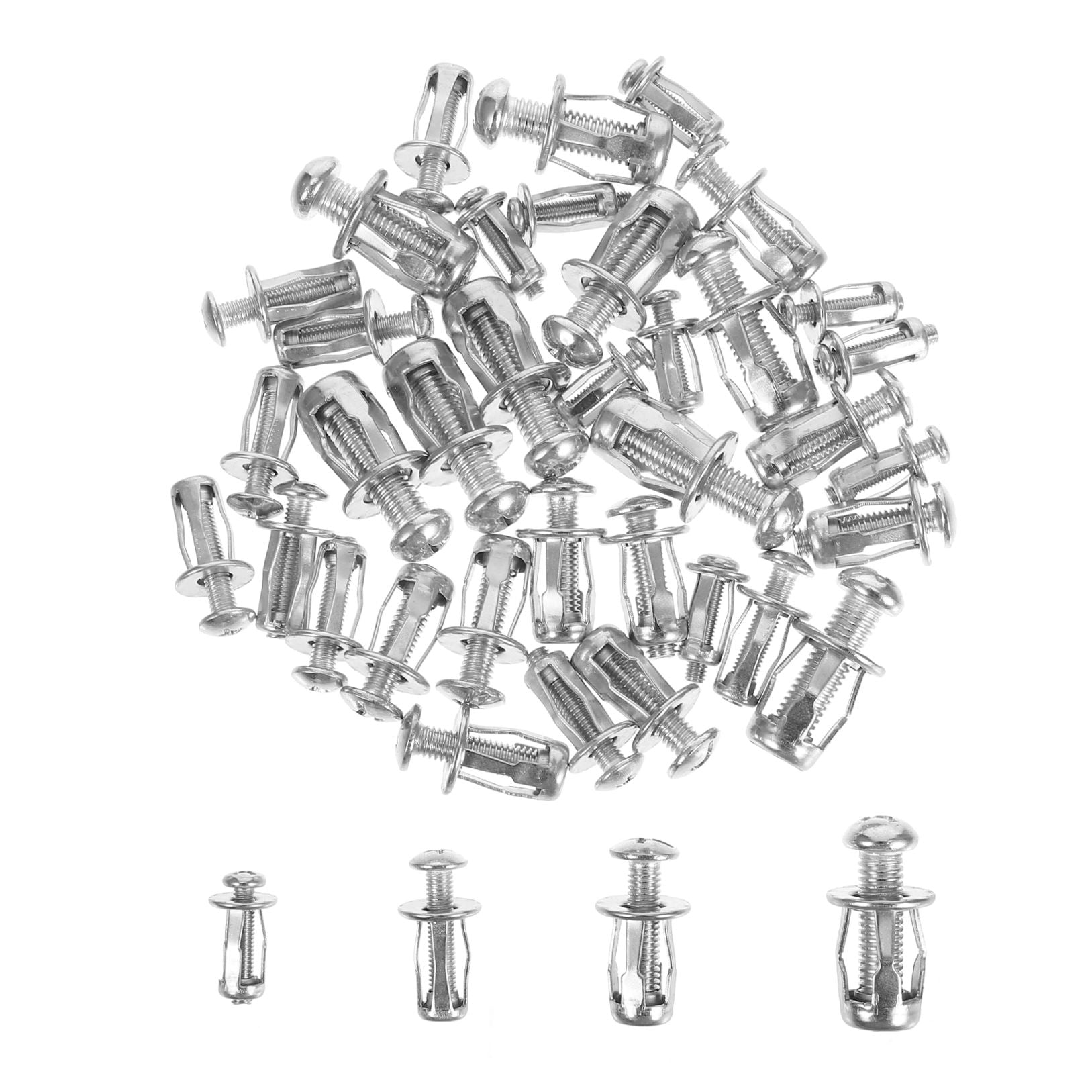 Raindrops 40pcs Metal Expansion Screws Set Petal Design For Concrete Walls Drywall Convenient Expansion Screws For Commercial Applications