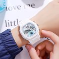 thumbnail image 4 of SKMEI Digital Watch for Men and Women Dual Display Sport Wristwatch with LED Backlight, Stopwatch, Alarm and 3 Time Display Modes, 4 of 6