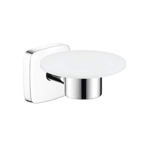 Hansgrohe 41502000 PuraVida Soap Dish WallMounted with Ceramic Dish