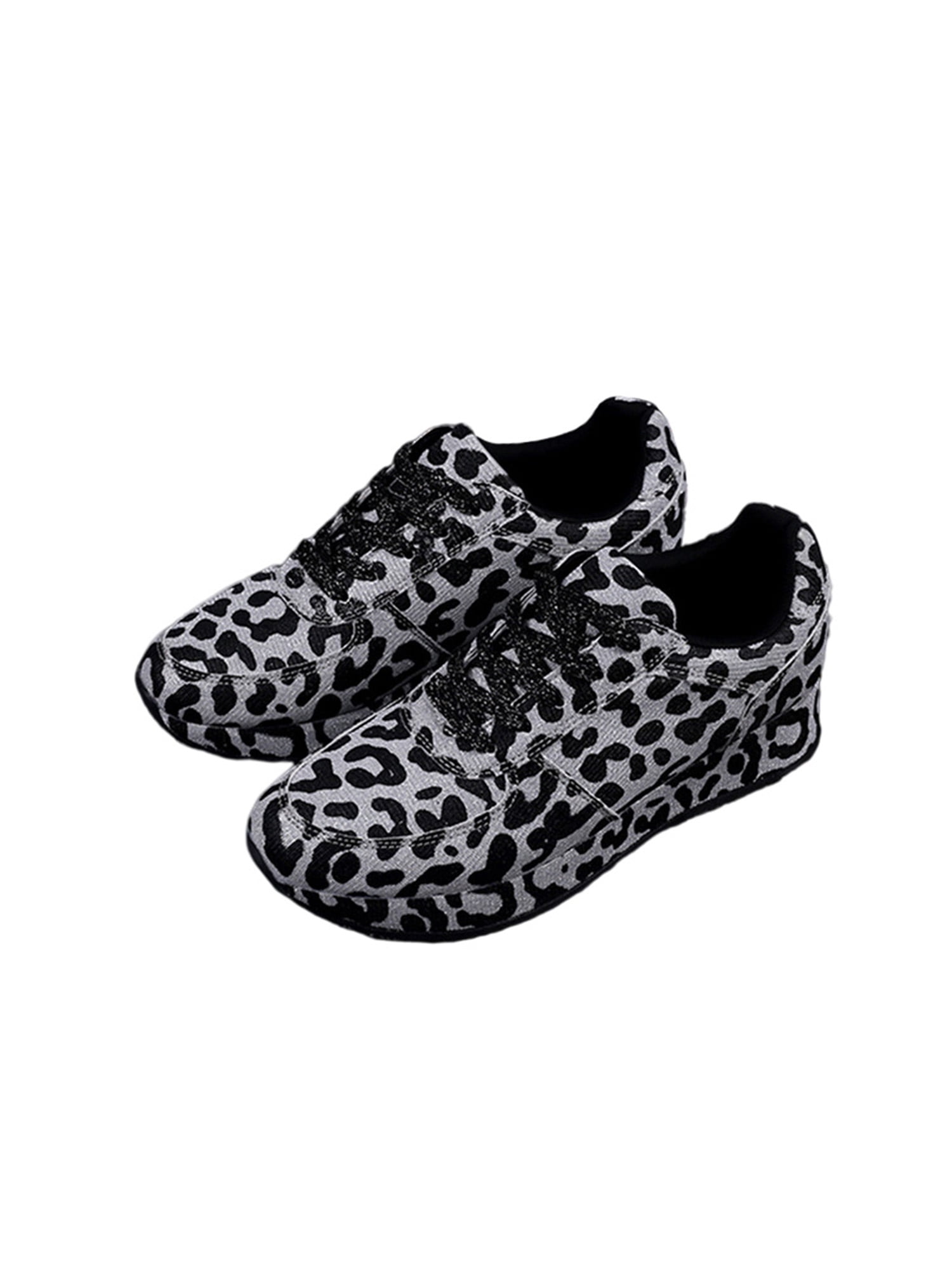 Onygo Platform Trainers leopard pattern casual look Shoes Sneakers 