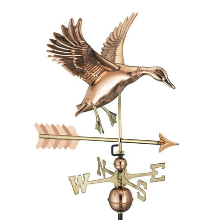 - Good Directions Landing Duck with Arrow Weathervane, Pure Copper - 26
