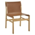 thumbnail image 5 of Sonora   Leather Dining Side Chair in Chestnut Tan, 5 of 10