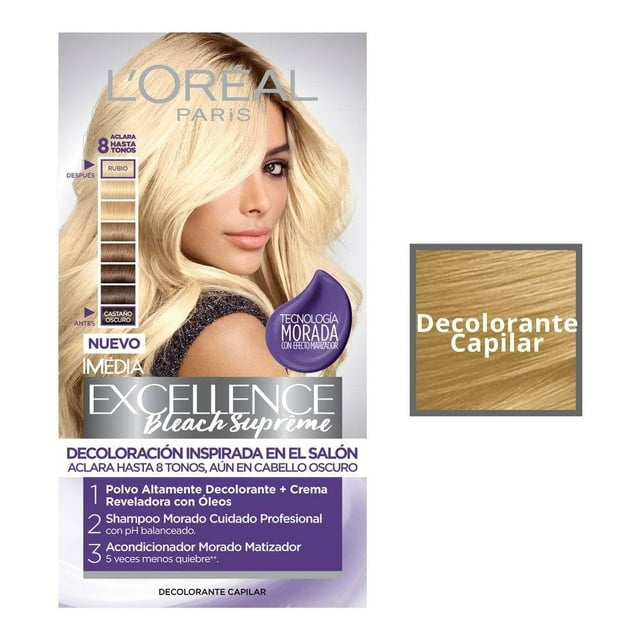 Tinte para cabello L'Oréal Imédia Excellence bleach supreme rubio