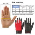 thumbnail image 2 of Guantes de Trabajo de Protección de Alto Voltaje Qarigey Aislante Eléctrico Negro Rojo L, 2 of 6