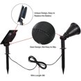 thumbnail image 3 of Color Solar Spotlight, 2 in 1 Waterproof Solar Garden Light, 7 LED Outdoor Solar Lamp, Solar Spotlight with 3M Cable for Garden, Courtyard, Lawn, Path, 3 of 5