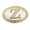 Initial Letter Z, variant on Big Initial O Letter O Alphabet O Belt Buckle Western Cowboy Rodeo Gold Silver Metal Shiny New Men Women Fashion