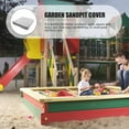thumbnail image 3 of Raindrops Durable Grey Sandbox Cover With Drawstring Outdoor Canopy For Sun And Rain Protection In Play Areas, 3 of 8