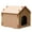 color, variant on Lotpreco Outside Cat House Weatherproof Warm Cat Shelter Foldable Cat Outdoor House Collapsible Insulated Pet House for Indoor Outdoor Use