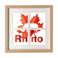 thumbnail image 1 of Cadre Contour Rhinocéros pour Mur Ou Table avec 4 Ouvertures pour Photos, 1 of 3