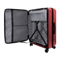 thumbnail image 5 of iFLY Hardside Quantum 28" Large Checked Top Opening Luggage, Burgundy, 5 of 8