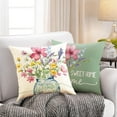 thumbnail image 3 of Spring Outdoor Throw Pillow Covers 20x20 Set of 2 Garden Flowers Farmhouse Patio Decorative Cushion Covers Home Decor Couch for Sofa Bedroom Livingroom, 3 of 5